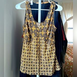Vintage silk tank